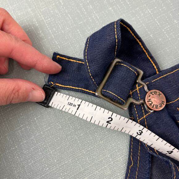 Vintage Healthtex Blue Jean Overalls 12 Months USA - Picture 7 of 9